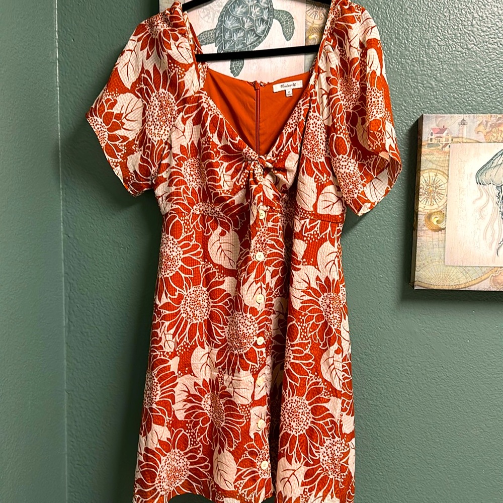 Madewell silk dress